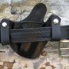Holster mag and border stamped belt for an LC9
