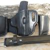 Holster, mags and belt in black