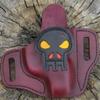 Skull OWB for Ruger LC9, Black and OXblood.