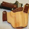 IWB Holster for 4" Colt Commander made for Scott in Idaho.  Picture taken by customer with his gun.